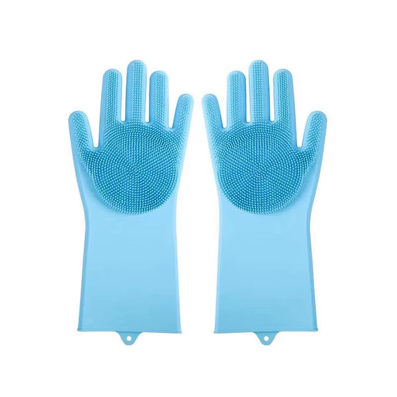 Silicone Grooming Glove for Pets — Gentle Massage & Deshedding