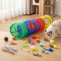 25-Piece Cat Toy Set — Tunnel, Teasers & Sensory Play Enrichment