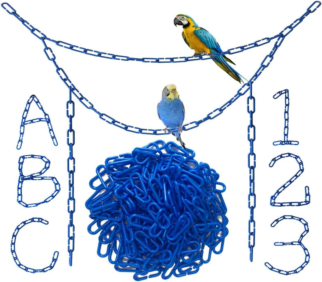 200-Piece Bird Toy Chain Links Set — Build-Your-Own Cage Enrichment