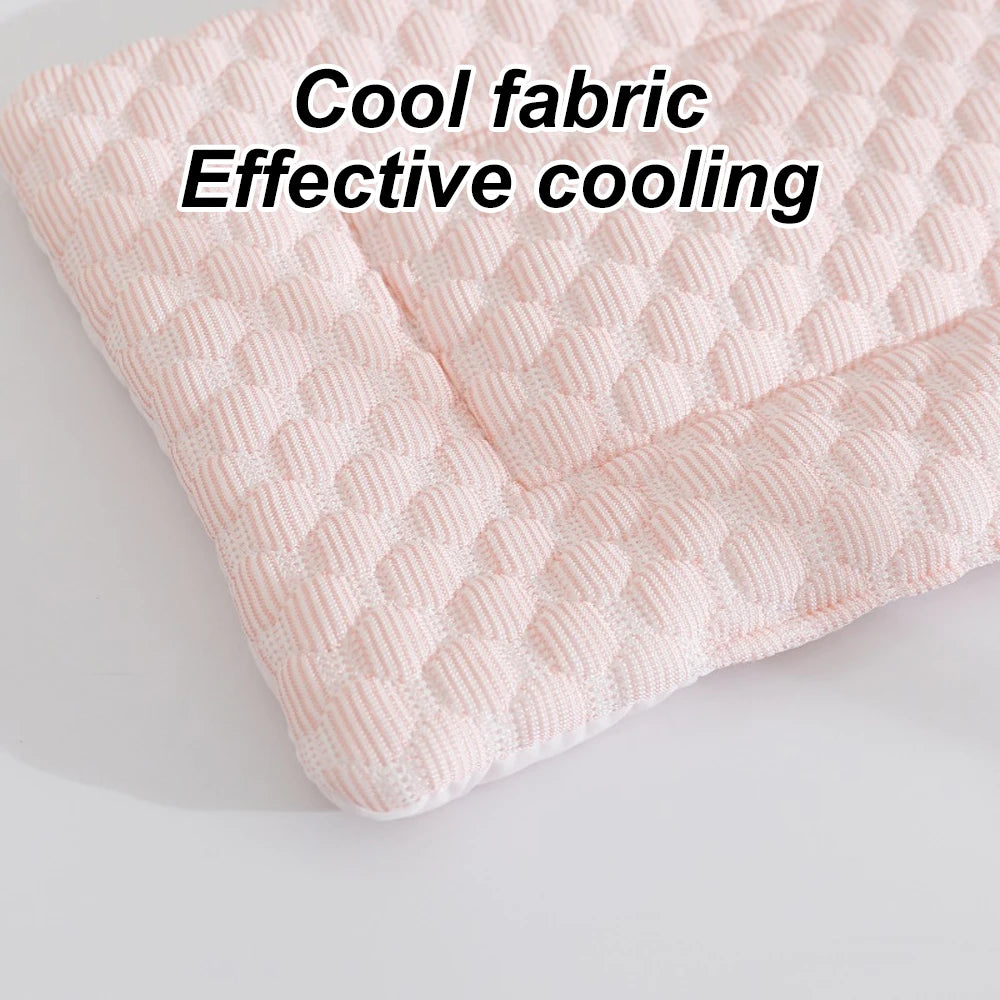 1 PC Summer Cooling Pet Mat Soft Breathable Self-Cooling Blanket Mat for Small Animal Hamster Guinea Pigs Chinchillas Rat Rabbit