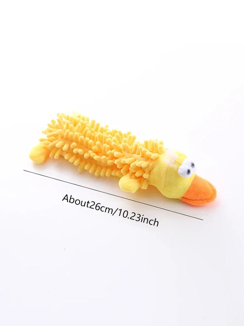 Mop-Hair Dental Plush Dog Toy — Self-Play Chewing Enrichment