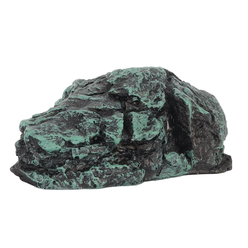 Reptile Rock Hide Cave Simulation Realistic Safe Comfortable Resin Rock Hideout for Terrarium Decoration
