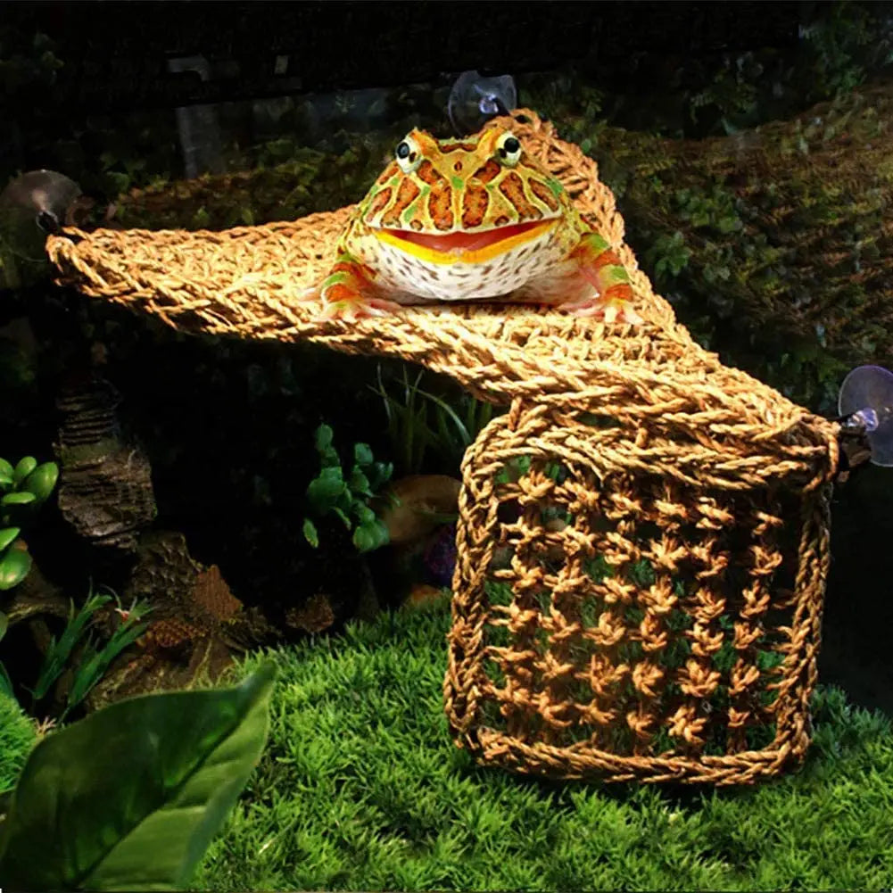 Reptile Hammock Terrarium Decoration for Lizard Lounger Small Hermit Crabs Geckos Bed Birds Reptile Mats Pets Supplies