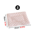 1 PC Summer Cooling Pet Mat Soft Breathable Self-Cooling Blanket Mat for Small Animal Hamster Guinea Pigs Chinchillas Rat Rabbit