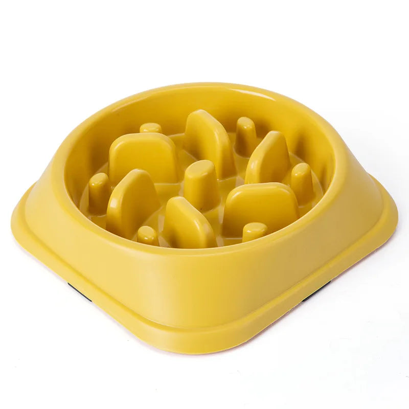 Non-Slip Slow-Feeder Puzzle Bowl for Dogs — Anti-Gulp Feeding