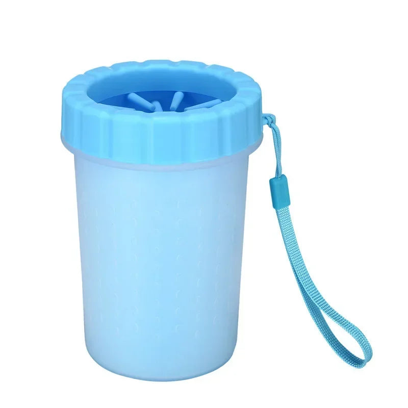 Pet Foot Washing Cup Dog Bath Pet Beauty Cleaning Wipe Free Automatic Foot Portable Cat Dirty Paw Cleaning Wash Brush Cup