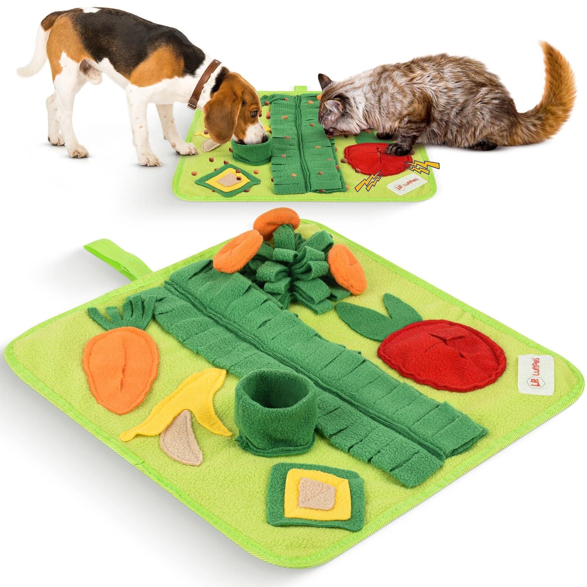 Multi-Pet Snuffle Mat — Slow-Feeding Foraging Enrichment for Many Animals