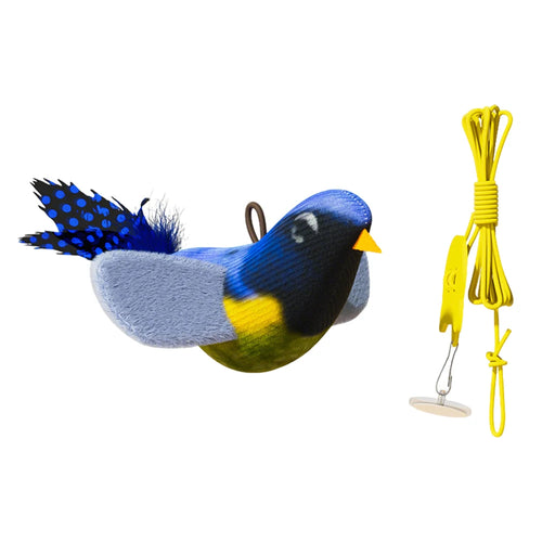 Cat Interactive Ball Toy Automatic Rolling Ball Faux Tail Rechargeable Smart Pet Electric Toy Pet Training Imitate Mouse