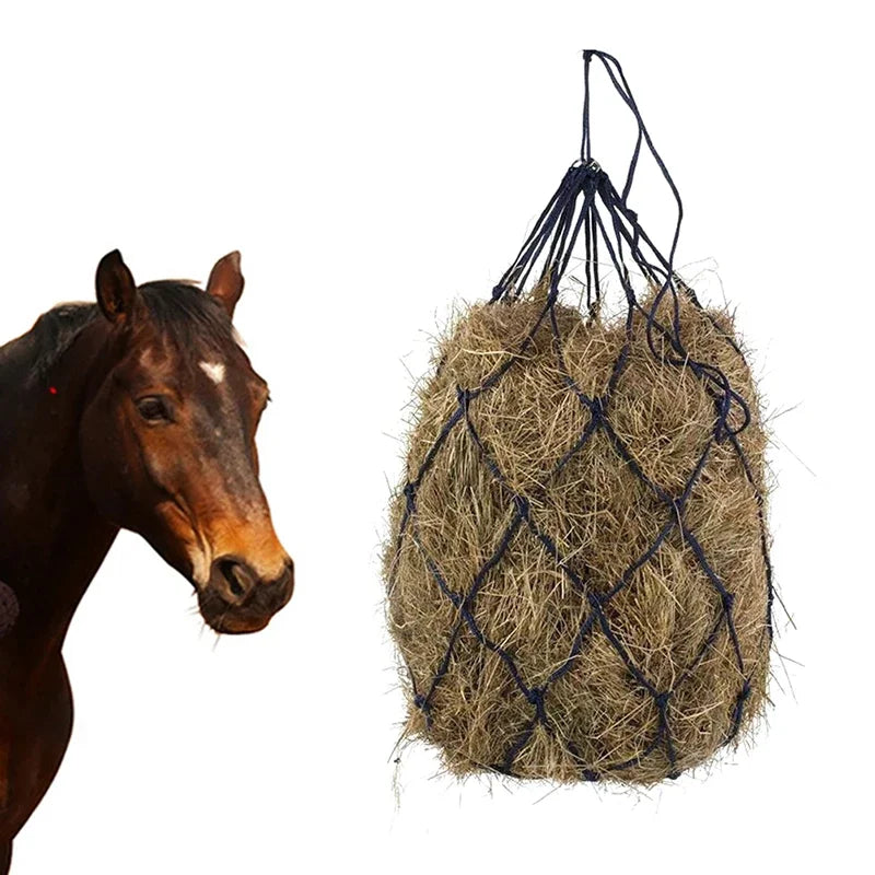 Haylage Net Durable Horse Care Products Small Holed Hay Net Haynet Equipment Slow Feed Hay Feeder Net Bags for Horse
