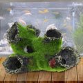 Resin Tree-Trunk Aquarium Cave — Hideout & Breeding Shelter for Shrimp & Betta