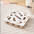 Interactive Cat Puzzle Toy with Sisal Scratching Post