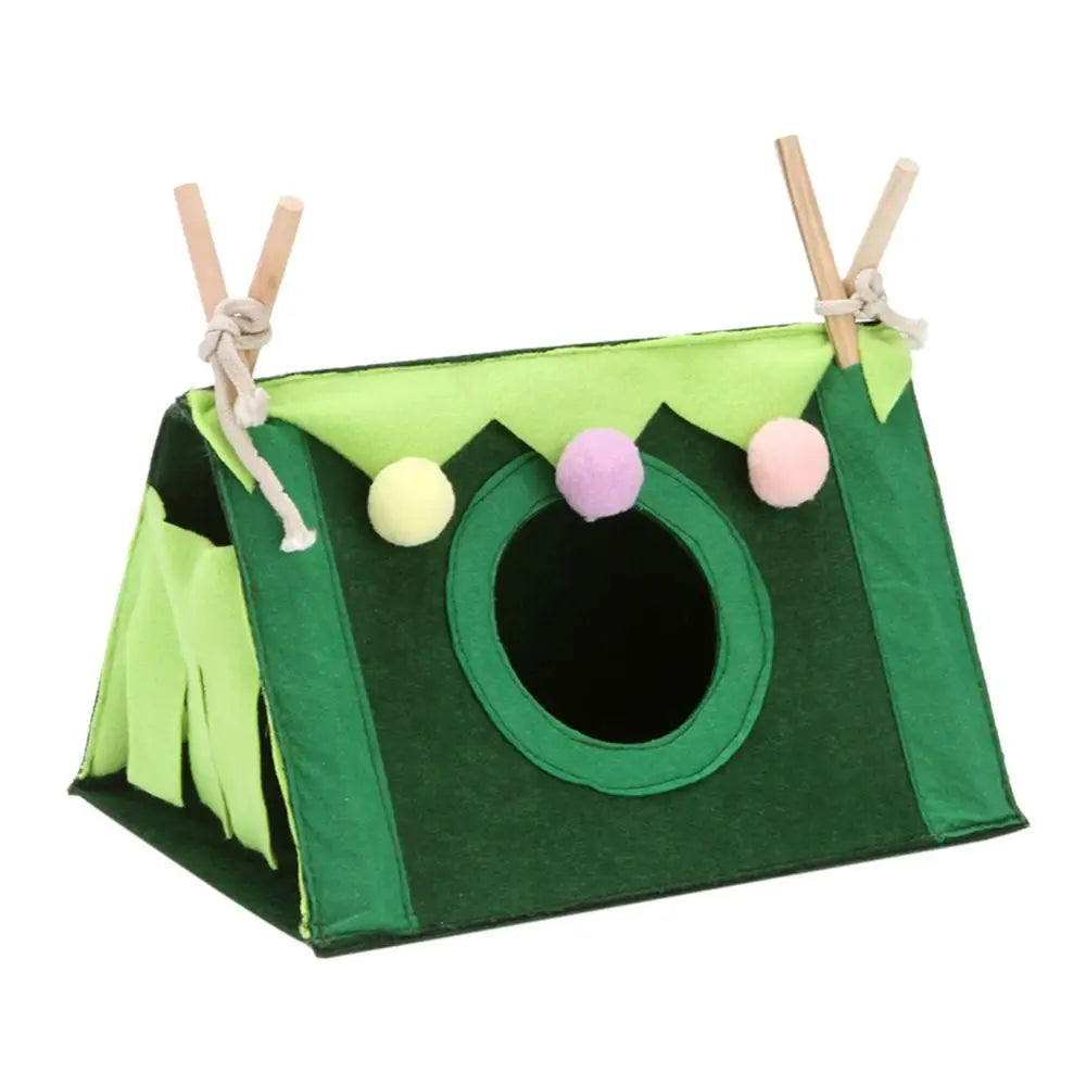 Felt Nest Tent — Cozy Hideaway Habitat for Rabbits & Hamsters
