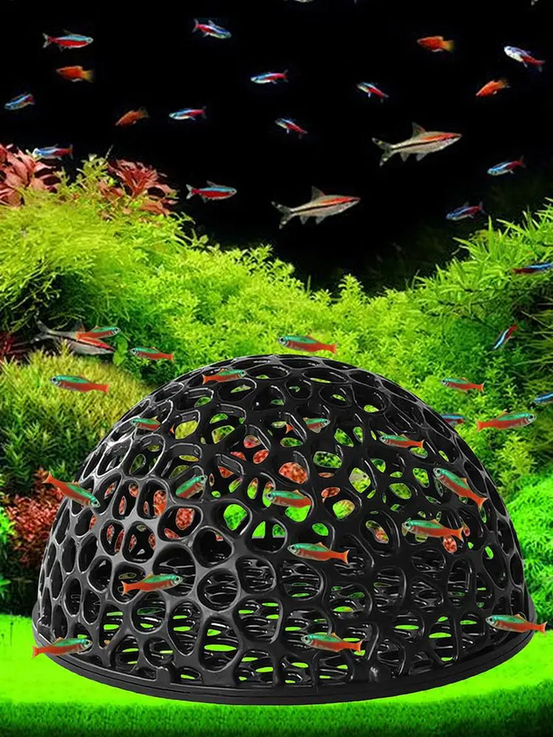 Aquarium Shrimp House Cave Mini Porous Betta House Fish Hiding Spots Shrimp Shelter Shrimp Breeding Nest for Aquatic Decor
