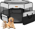 Portable Pet Playpen — Foldable Soft-Sided Fence for Dogs, Cats & Rabbits
