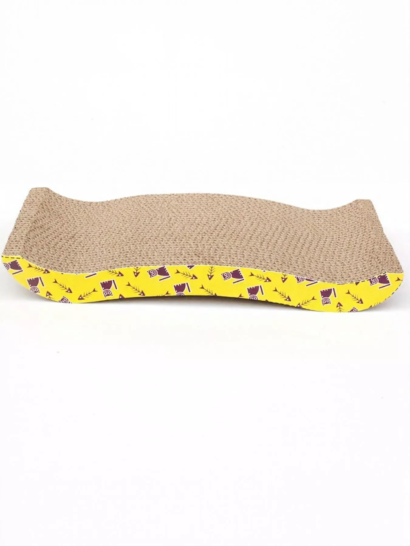 Durable Corrugated Cat Scratching Posts with Cartoon Pattern