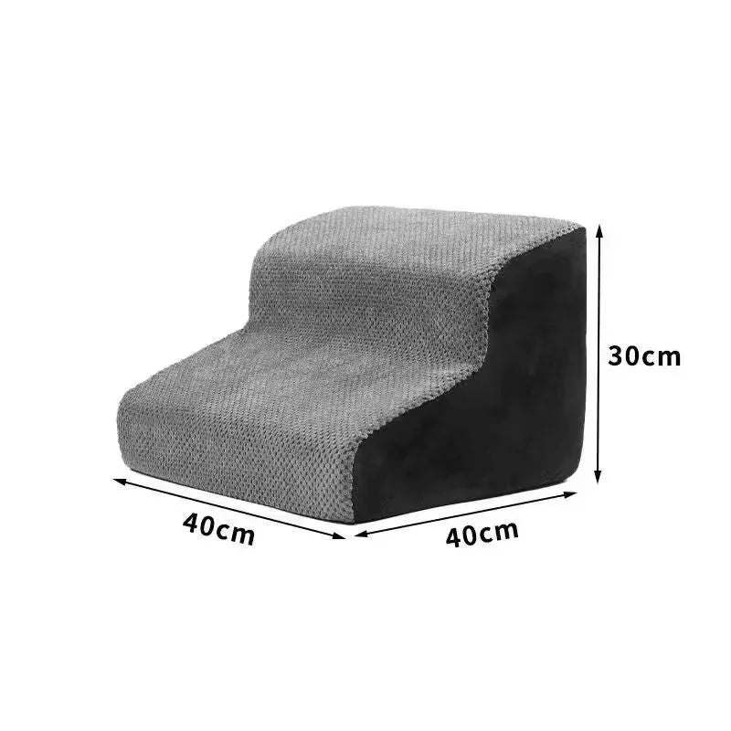 Foam Dog Ramp — Non-Slip Washable Incline for Beds, Couches & Cars