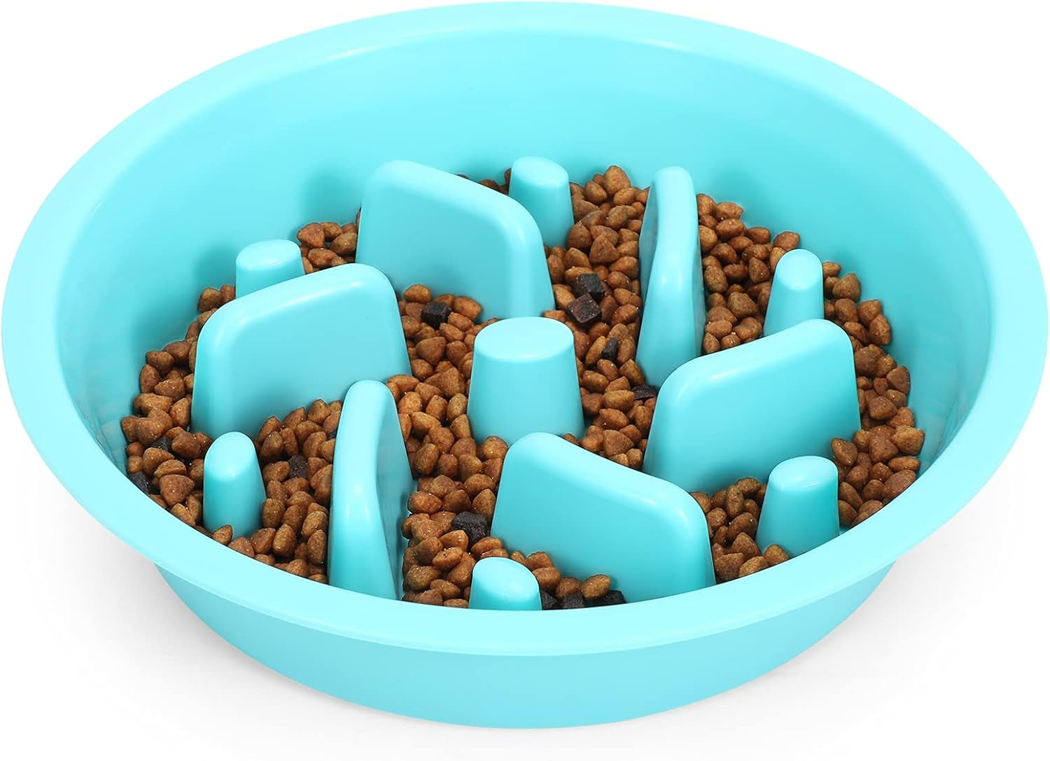 Slow Feeder Insert — Maze Disc for Raised & Elevated Dog Bowls