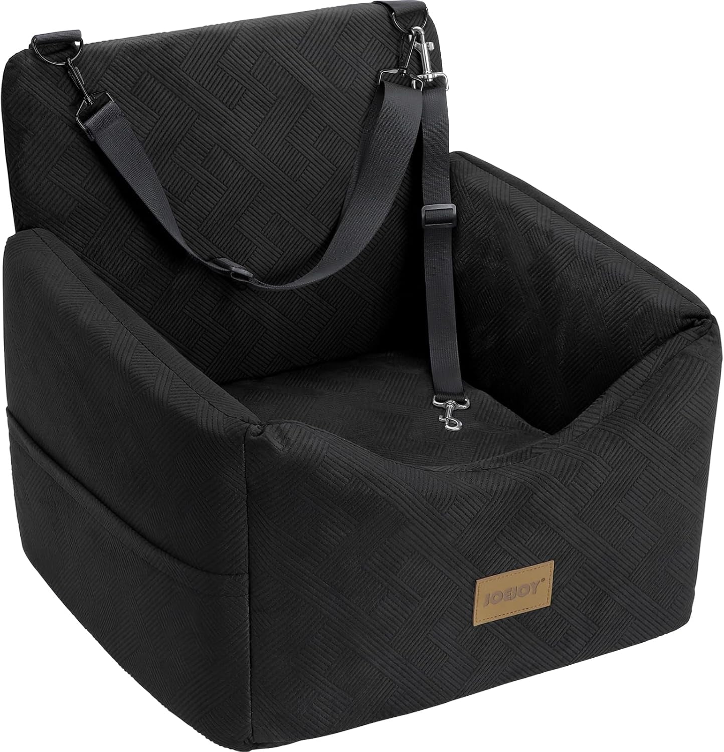 Dog Booster Car Seat — Elevated Travel Seat for Small Dogs Under 35 lbs