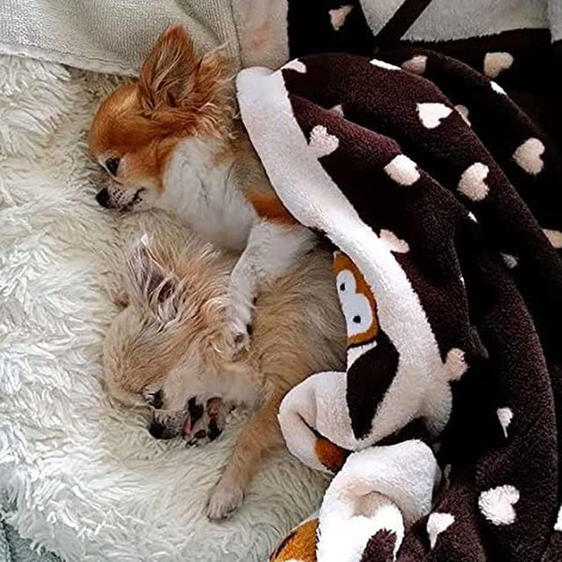 Smartpetlove Snuggle Puppy Blanket for Pets - Warm & Cozy Dog Blanket for Small Dogs - Machine Washable Dog Blanket