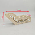 Multi Functional Wooden Landscape Avoidance Equipment Underground Cave Hamster Golden Bear Dwarf Shelter House Pet Furniture