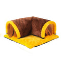 Warm Guinea Pig Hideout Tunnel Bed, Soft Removable Guinea Pig Tunnels and Tubes for Cage, Guinea Pig Hides Fleece for Rat, Sturd