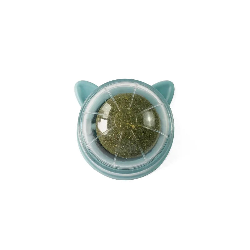 Catnip Wall Ball for Cats — Stick-On Cat Grass & Sensory Enrichment Treat