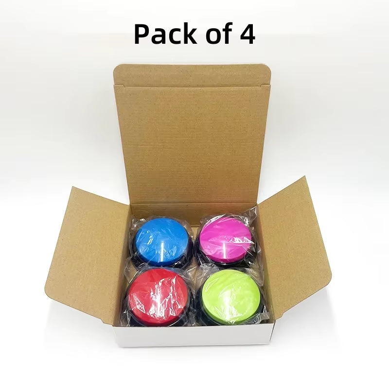 Dog Talking Buttons (8-Pack) — Recordable Communication Tech