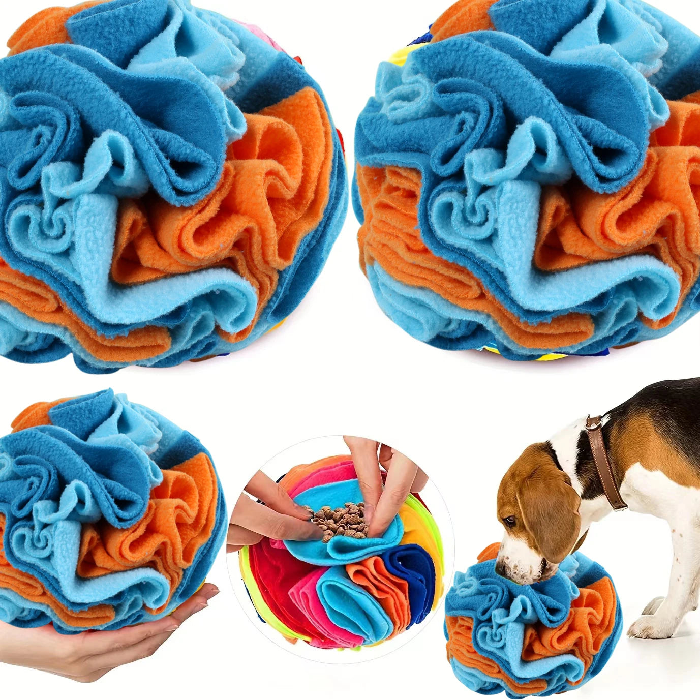 Dog Snuffle Ball — Natural Foraging & Nosework Enrichment