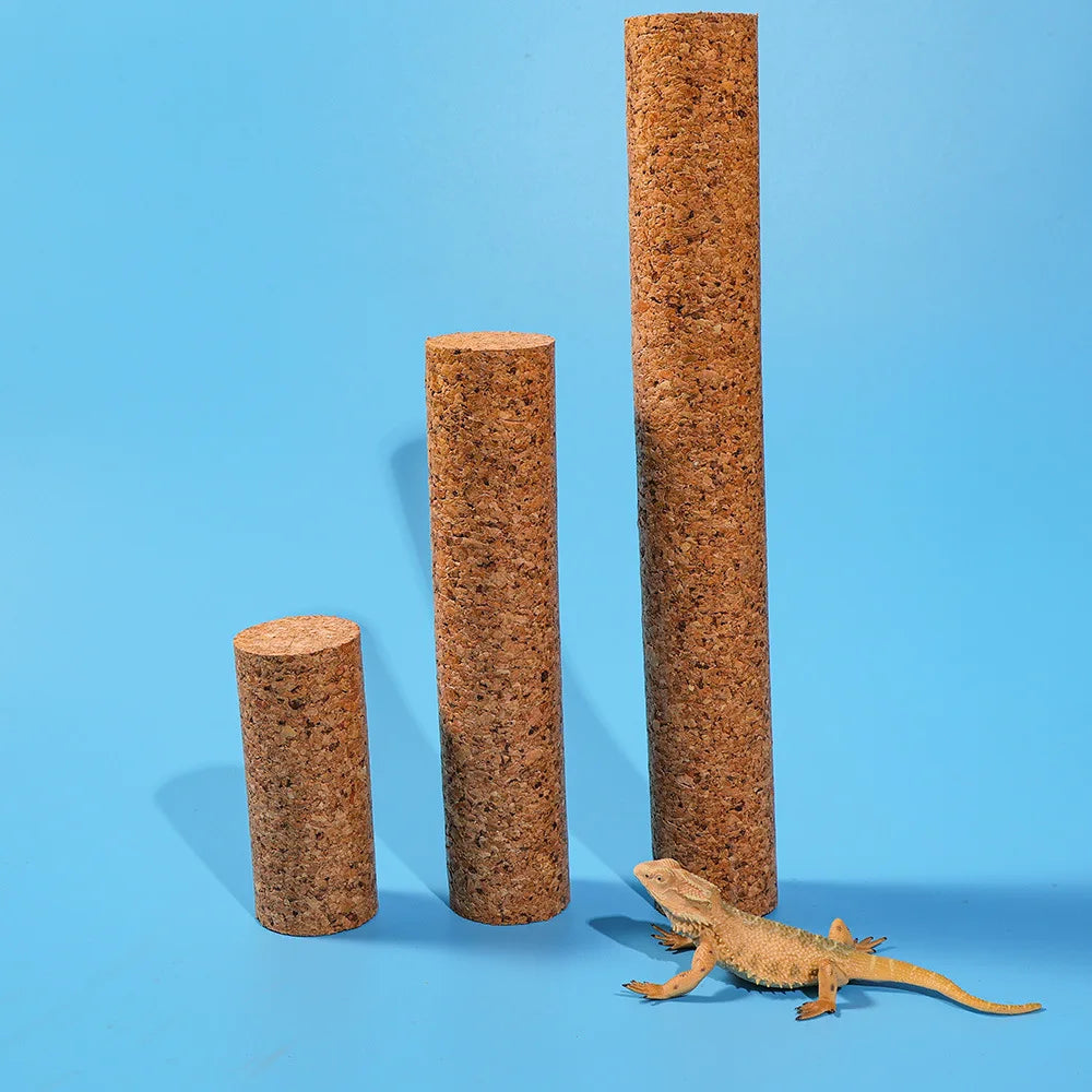 Cork Lizard Climbing Pole Cork Stick Pet Climbing Stick Pet Sports Climbing Stick Natural Cork Eco-Friendly Climbing Pole