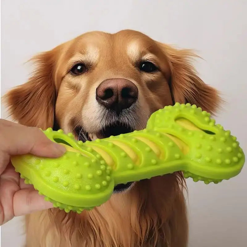 Durable Rubber Bone Chew for Dogs — Bite-Resistant Chewing Enrichment