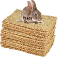 Woven Grass Mats — Chewable Floor Enrichment for Small Pets, 12-Pack